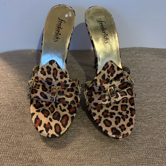 Frederick’s of Hollywood Animal Print Heels - Picture 6 of 12